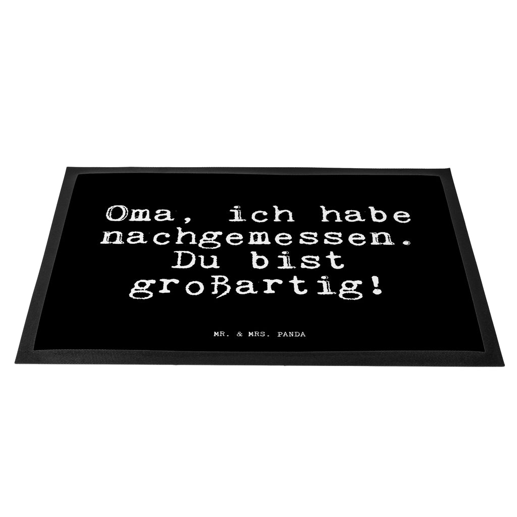 Fußmatte Fun Talk Oma, ich habe nachgemessen. Du bist großartig! Türvorleger, Schmutzmatte, Fußabtreter, Matte, Schmutzfänger, Fußabstreifer, Schmutzfangmatte, Türmatte, Motivfußmatte, Haustürmatte, Vorleger, Spruch, Sprüche, lustig, Weisheiten, Zitate, Glizer Spruch Sprüche Weisheiten Zitate Lustig Weisheit Worte