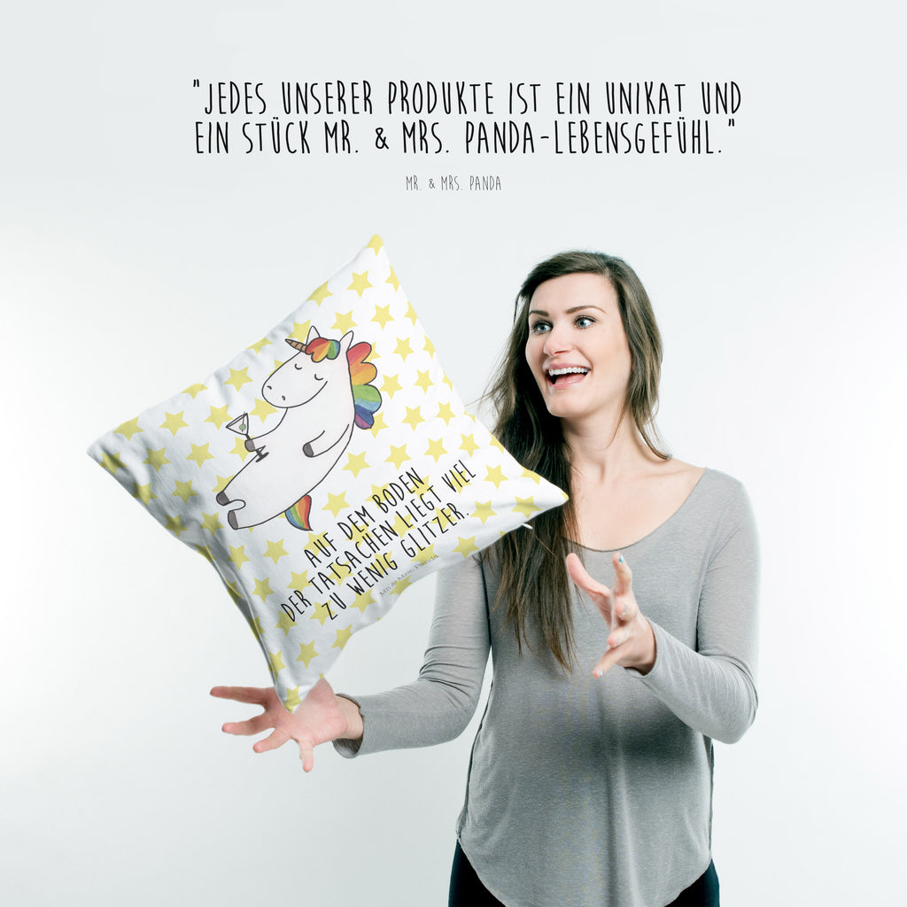 40x40 Kissen Einhorn Cocktail Kissenhülle, Kopfkissen, Sofakissen, Dekokissen, Motivkissen, Einhorn, Einhörner, Einhorn Deko, Pegasus, Unicorn, Party, Spaß, Feiern, Caipirinha, Rum, Cuba Libre, Sekt, Freundin, Geburtstag, lustig, witzig, Spruch, Glitzer