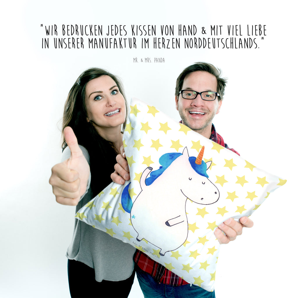 40x40 Kissen Einhorn Mann Kissenhülle, Kopfkissen, Sofakissen, Dekokissen, Motivkissen, Einhorn, Einhörner, Einhorn Deko, Pegasus, Unicorn, cool, Mann, Freundin, Familie, bester Freund, BFF, Party, hübsch, beste