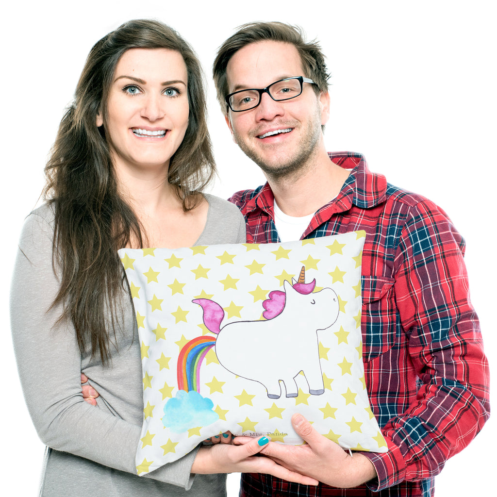 40x40 Kissen Einhorn Pupsend Kissenhülle, Kopfkissen, Sofakissen, Dekokissen, Motivkissen, Einhorn, Einhörner, Einhorn Deko, Pegasus, Unicorn, Pups, Regenbogen, Glitzer, Einhornpower, Erwachsenwerden, Spaß, lustig, Freundin