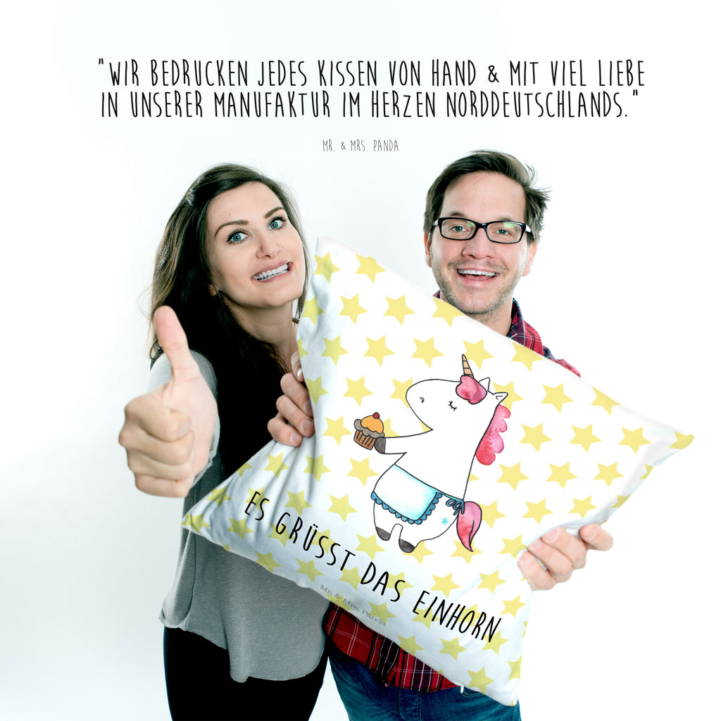 40x40 Kissen Einhorn Muffin Kissenhülle, Kopfkissen, Sofakissen, Dekokissen, Motivkissen, Einhorn, Einhörner, Einhorn Deko, Pegasus, Unicorn, Geburtstag, Backen, Muffin, Kekse, Geburtstagsgrüße, Glückwünsche, Liebesgrüße, Grüße