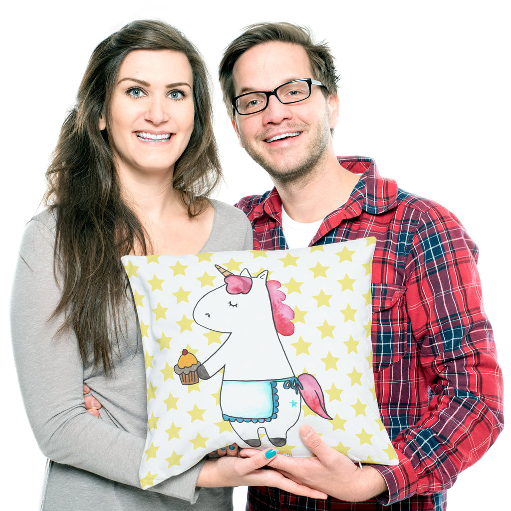 40x40 Kissen Einhorn Muffin Kissenhülle, Kopfkissen, Sofakissen, Dekokissen, Motivkissen, Einhorn, Einhörner, Einhorn Deko, Pegasus, Unicorn, Geburtstag, Backen, Muffin, Kekse, Geburtstagsgrüße, Glückwünsche, Liebesgrüße, Grüße