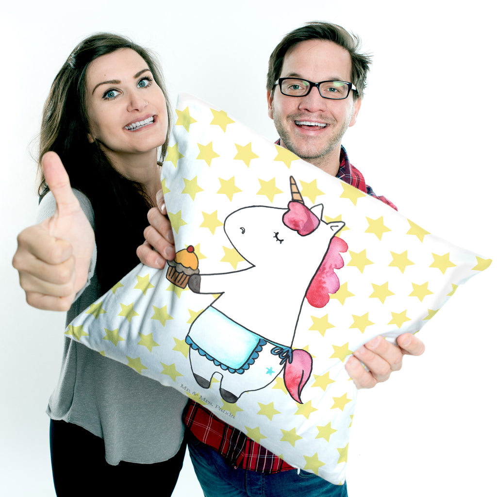 40x40 Kissen Einhorn Muffin Kissenhülle, Kopfkissen, Sofakissen, Dekokissen, Motivkissen, Einhorn, Einhörner, Einhorn Deko, Pegasus, Unicorn, Geburtstag, Backen, Muffin, Kekse, Geburtstagsgrüße, Glückwünsche, Liebesgrüße, Grüße