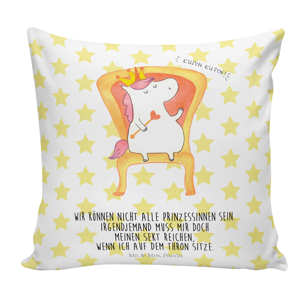 40x40 Kissen Einhorn König Kissenhülle, Kopfkissen, Sofakissen, Dekokissen, Motivkissen, Einhorn, Einhörner, Einhorn Deko, Pegasus, Unicorn, König, Präsident, Bundeskanzler, Herrscher, Kaiser, Prinzessin, Krone