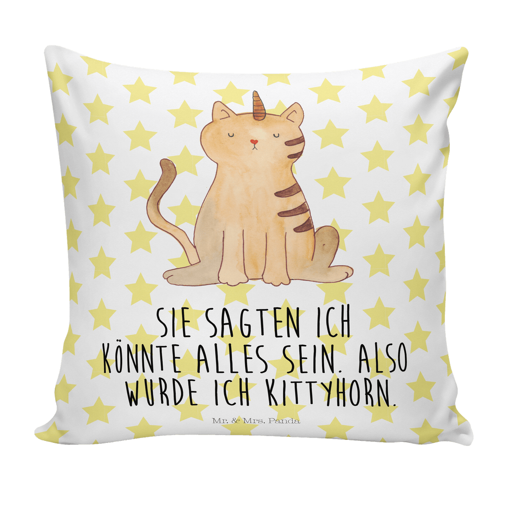40x40 Kissen Einhorn Katze Kissenhülle, Kopfkissen, Sofakissen, Dekokissen, Motivkissen, Einhorn, Einhörner, Einhorn Deko, Pegasus, Unicorn, Katzer, Mieze, Regenbogen, Glitzer, Einhornpower, Erwachsenwerden, Katze, Katzenhorn, Einhornkatze, Kittyhorn