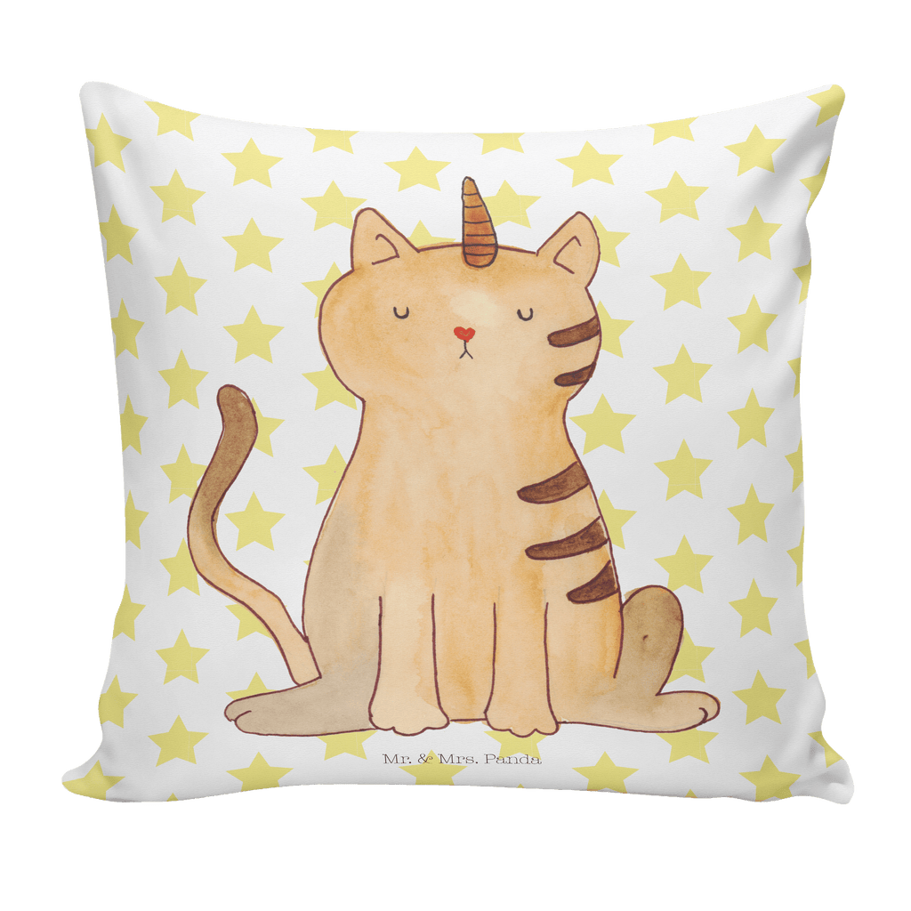 40x40 Kissen Einhorn Katze Kissenhülle, Kopfkissen, Sofakissen, Dekokissen, Motivkissen, Einhorn, Einhörner, Einhorn Deko, Pegasus, Unicorn, Katzer, Mieze, Regenbogen, Glitzer, Einhornpower, Erwachsenwerden, Katze, Katzenhorn, Einhornkatze, Kittyhorn