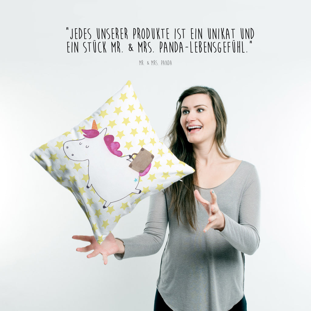 40x40 Kissen Einhorn Koffer Kissenhülle, Kopfkissen, Sofakissen, Dekokissen, Motivkissen, Einhorn, Einhörner, Einhorn Deko, Pegasus, Unicorn, unicorn, Koffer, Verreisen, Reise, Gepäck, Abenteuer, Erwachsen, Kind, albern, Spaß, lustig, witzig