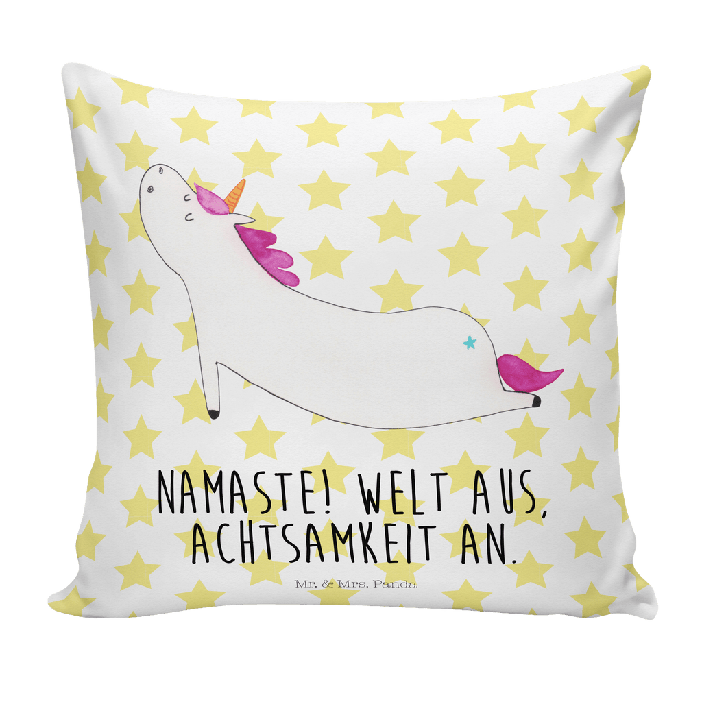40x40 Kissen Einhorn Yoga Kissenhülle, Kopfkissen, Sofakissen, Dekokissen, Motivkissen, Einhorn, Einhörner, Einhorn Deko, Pegasus, Unicorn, Yoga, Namaste, Achtsamkeit, Entspannung, Joga, Yogamatte, Sport, lustig, witzig, süß