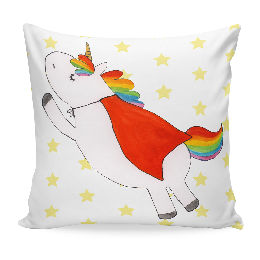 40x40 Kissen Einhorn Super Kissenhülle, Kopfkissen, Sofakissen, Dekokissen, Motivkissen, Einhorn, Einhörner, Einhorn Deko, Pegasus, Unicorn, Traummann, Superheld, Held, Freundin, Geschenk, Girl, Mädchen