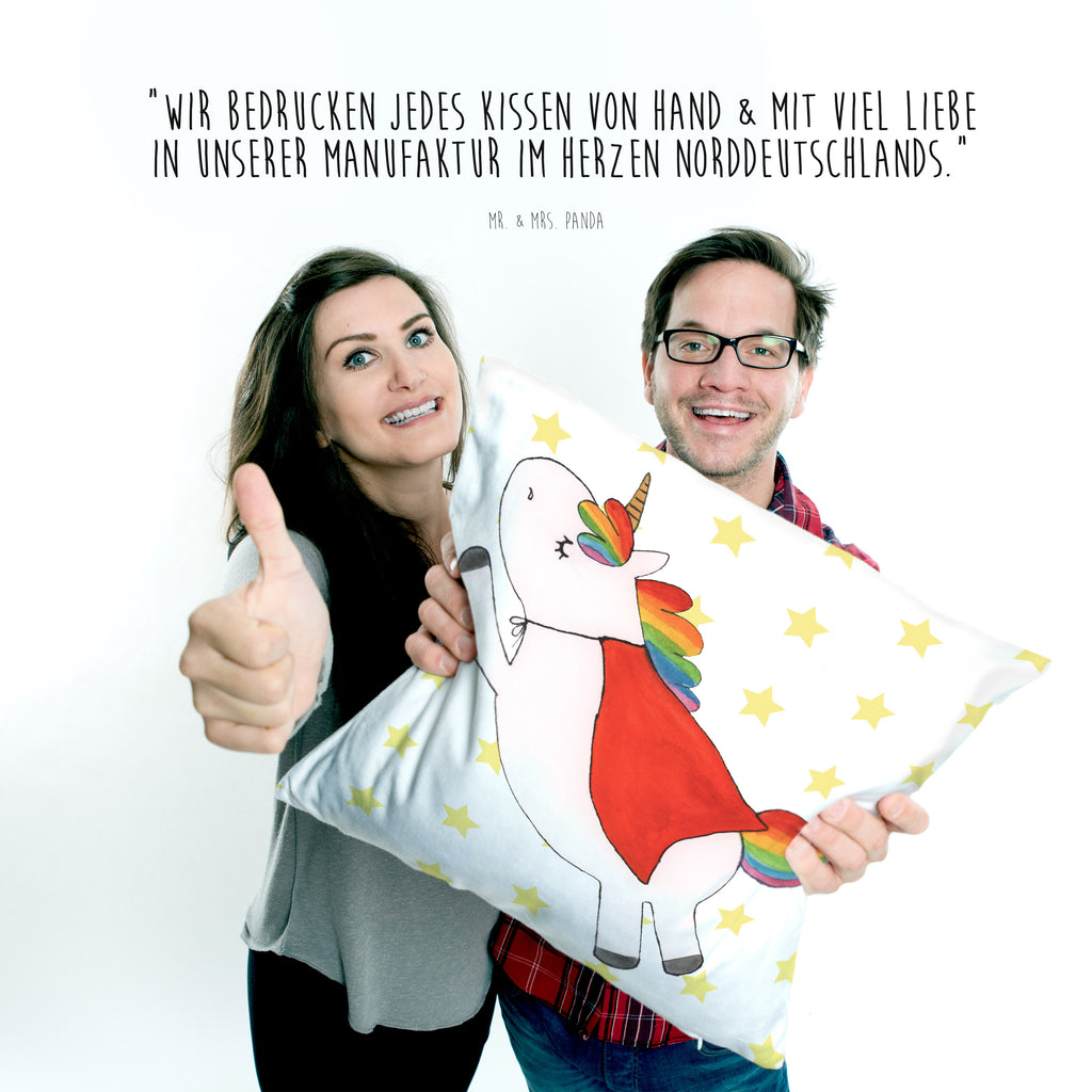 40x40 Kissen Einhorn Super Kissenhülle, Kopfkissen, Sofakissen, Dekokissen, Motivkissen, Einhorn, Einhörner, Einhorn Deko, Pegasus, Unicorn, Traummann, Superheld, Held, Freundin, Geschenk, Girl, Mädchen