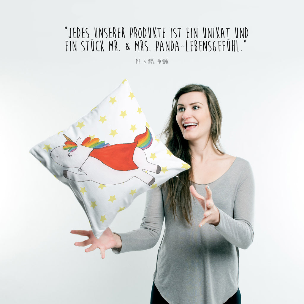 40x40 Kissen Einhorn Super Kissenhülle, Kopfkissen, Sofakissen, Dekokissen, Motivkissen, Einhorn, Einhörner, Einhorn Deko, Pegasus, Unicorn, Traummann, Superheld, Held, Freundin, Geschenk, Girl, Mädchen