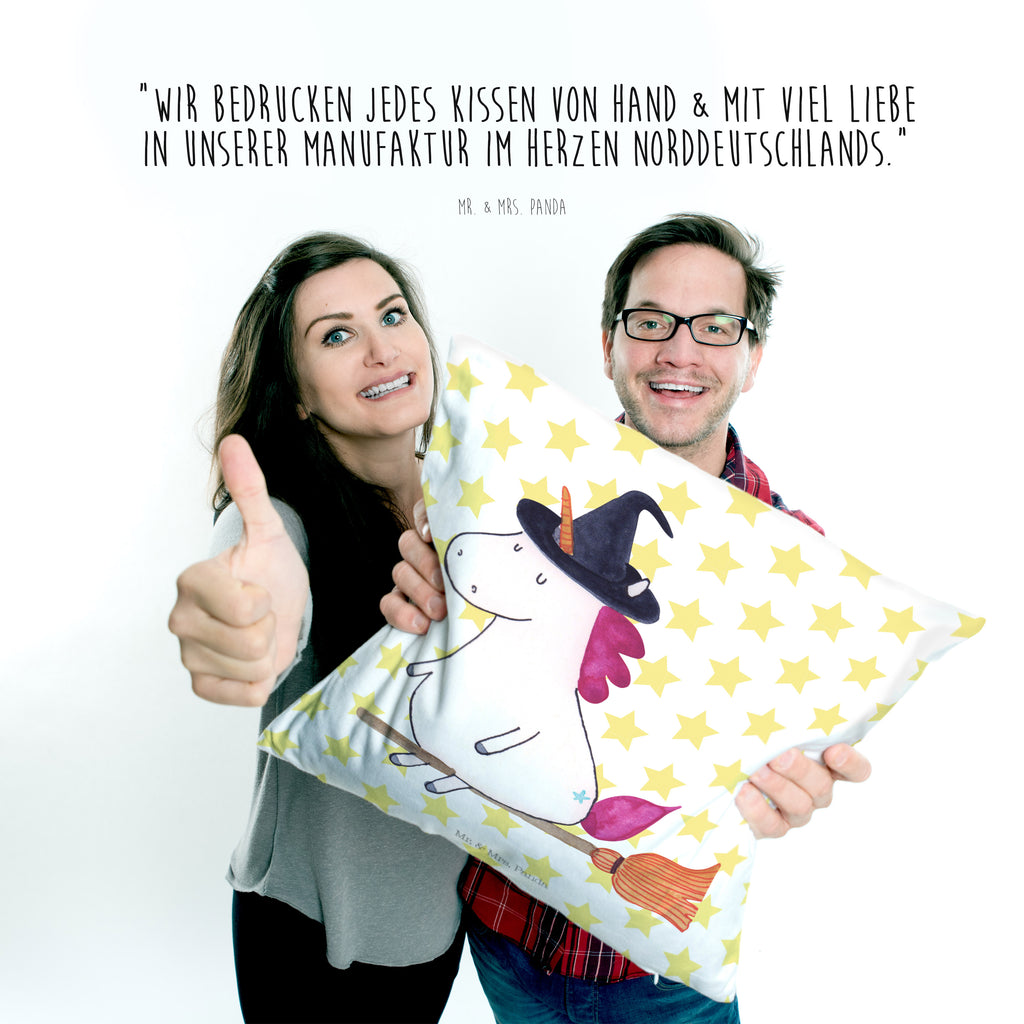 40x40 Kissen Einhorn Hexe Kissenhülle, Kopfkissen, Sofakissen, Dekokissen, Motivkissen, Einhorn, Einhörner, Einhorn Deko, Pegasus, Unicorn, Frau, Ehefrau, Hexe, Teufel, Engel, Verrückte, Freundin, Leben, Zicke