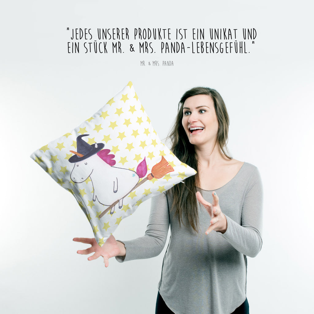 40x40 Kissen Einhorn Hexe Kissenhülle, Kopfkissen, Sofakissen, Dekokissen, Motivkissen, Einhorn, Einhörner, Einhorn Deko, Pegasus, Unicorn, Frau, Ehefrau, Hexe, Teufel, Engel, Verrückte, Freundin, Leben, Zicke