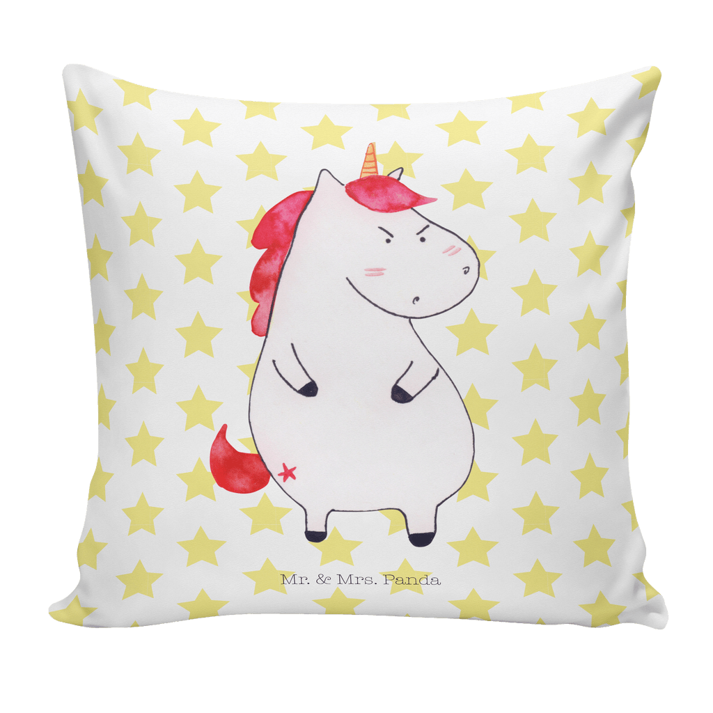 40x40 Kissen Einhorn wütend Kissenhülle, Kopfkissen, Sofakissen, Dekokissen, Motivkissen, Einhorn, Einhörner, Einhorn Deko, Pegasus, Unicorn, Realität, Ansage, lustlos, nein, Büro, Arbeit, wütend, dumme Fragen, lustig, Spaß, Geschenk