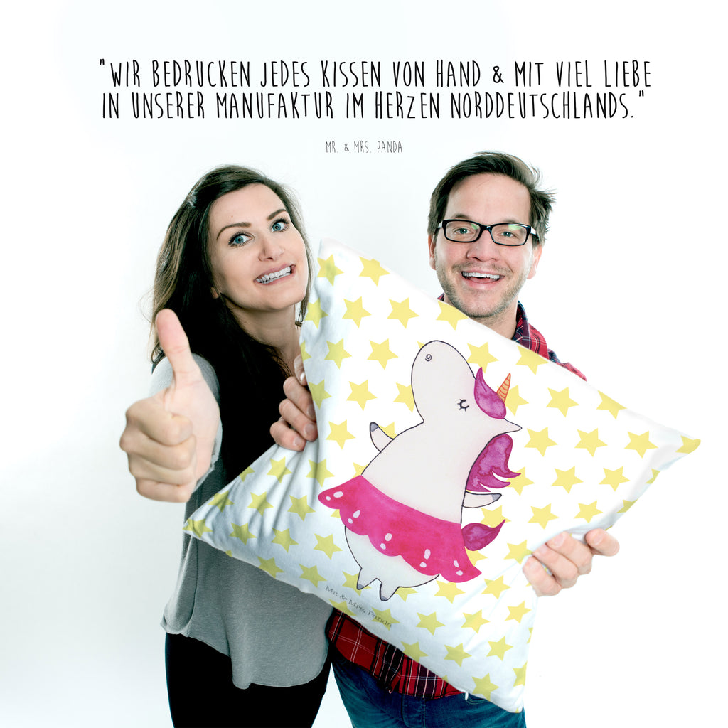 40x40 Kissen Einhorn Ballerina Kissenhülle, Kopfkissen, Sofakissen, Dekokissen, Motivkissen, Einhorn, Einhörner, Einhorn Deko, Pegasus, Unicorn, Tanzen, Ballerina, Party, Wohnung, Spaß, Feiern, Geburtstag, Tänzerin, Lebenslust, Lebensfreude