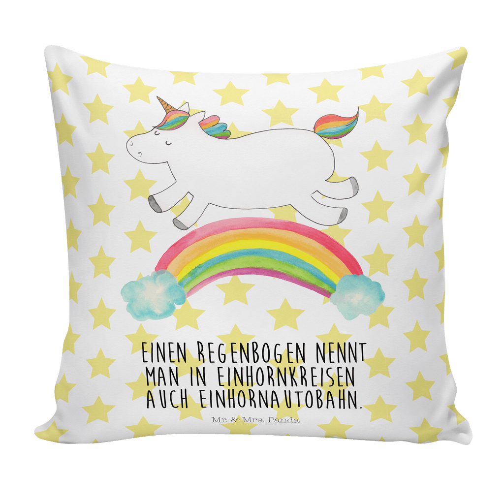 40x40 Kissen Einhorn Regenbogen Kissenhülle, Kopfkissen, Sofakissen, Dekokissen, Motivkissen, Einhorn, Einhörner, Einhorn Deko, Pegasus, Unicorn, Regenbogen, Glitzer, Einhornpower, Erwachsenwerden, Einhornautobahn