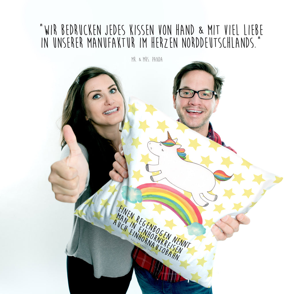 40x40 Kissen Einhorn Regenbogen Kissenhülle, Kopfkissen, Sofakissen, Dekokissen, Motivkissen, Einhorn, Einhörner, Einhorn Deko, Pegasus, Unicorn, Regenbogen, Glitzer, Einhornpower, Erwachsenwerden, Einhornautobahn