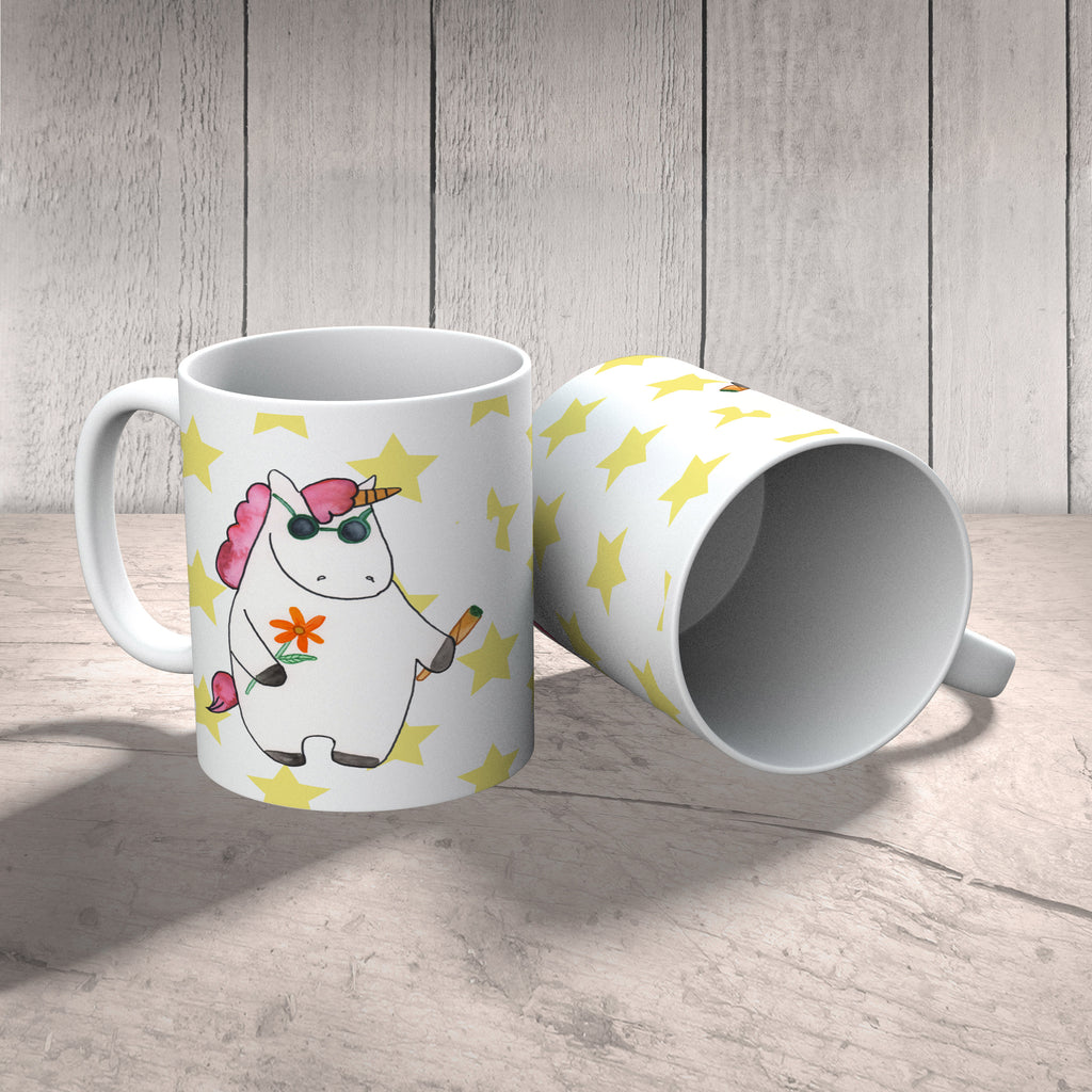 Tasse Einhorn Woodstock Einhorn, Kiffen, Joint, Zigarette, Alkohol, Party, Spaß. lustig, witzig, Woodstock, Einhörner Becher, Kaffeetasse, Kaffeebecher, Tee, Frühstück, Büro  Einhorn, Einhörner, Einhorn Deko, Pegasus, Unicorn