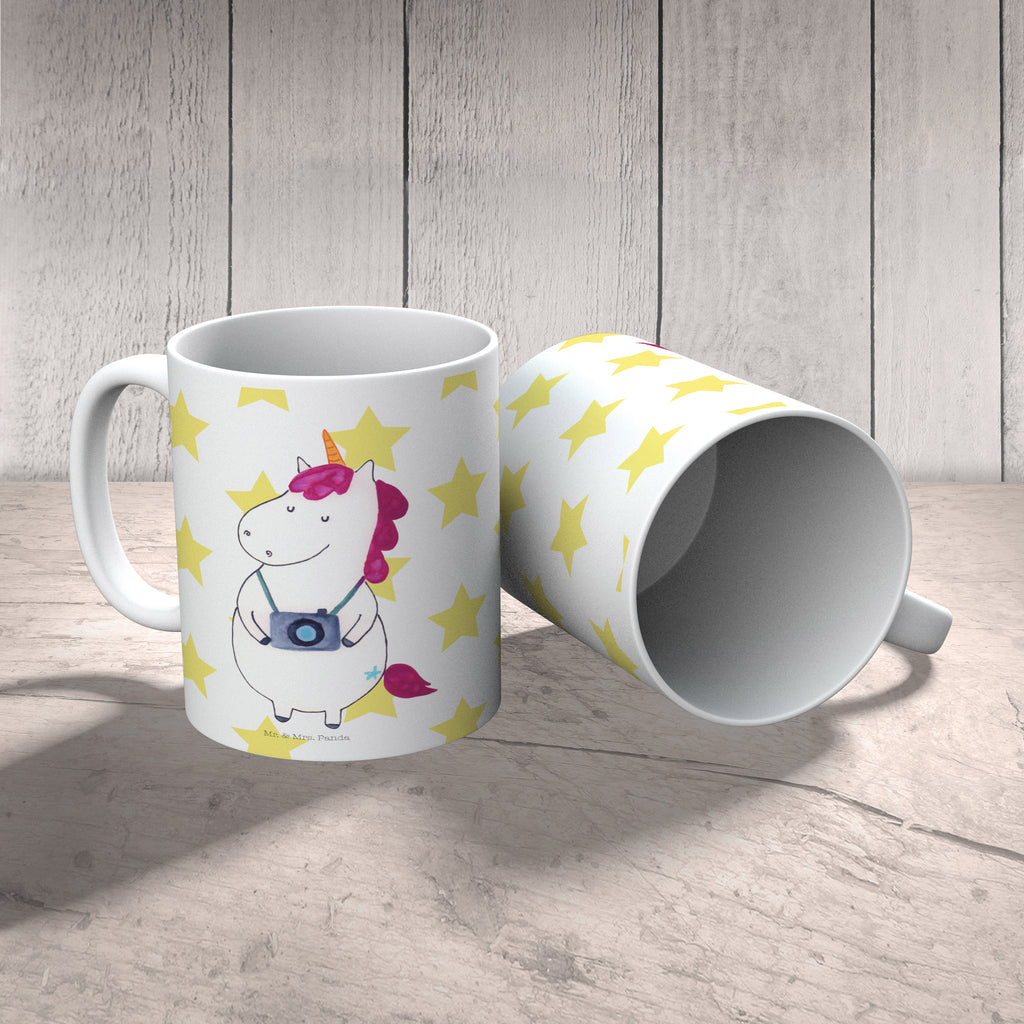 Tasse Einhorn Fotograf Einhorn, Einhörner, Unicorn, Fotograf, Fotografie, Kamera, Reisen, Weltreise, Weltenbummler, Urlaub, Tourist, Kurztrip, Reise, Städtereise Becher, Kaffeetasse, Kaffeebecher, Tee, Frühstück, Büro  Einhorn, Einhörner, Einhorn Deko, Pegasus, Unicorn