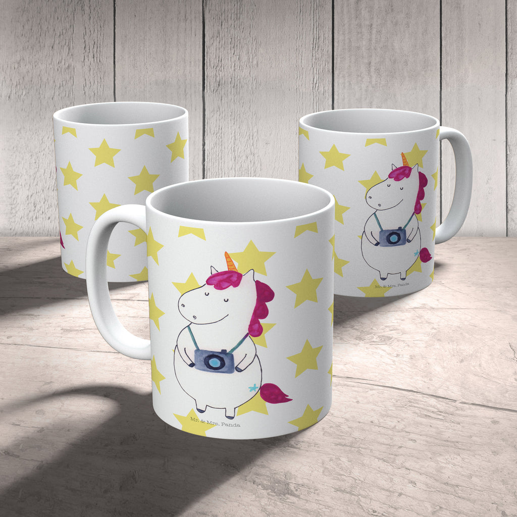 Tasse Einhorn Fotograf Einhorn, Einhörner, Unicorn, Fotograf, Fotografie, Kamera, Reisen, Weltreise, Weltenbummler, Urlaub, Tourist, Kurztrip, Reise, Städtereise Becher, Kaffeetasse, Kaffeebecher, Tee, Frühstück, Büro  Einhorn, Einhörner, Einhorn Deko, Pegasus, Unicorn