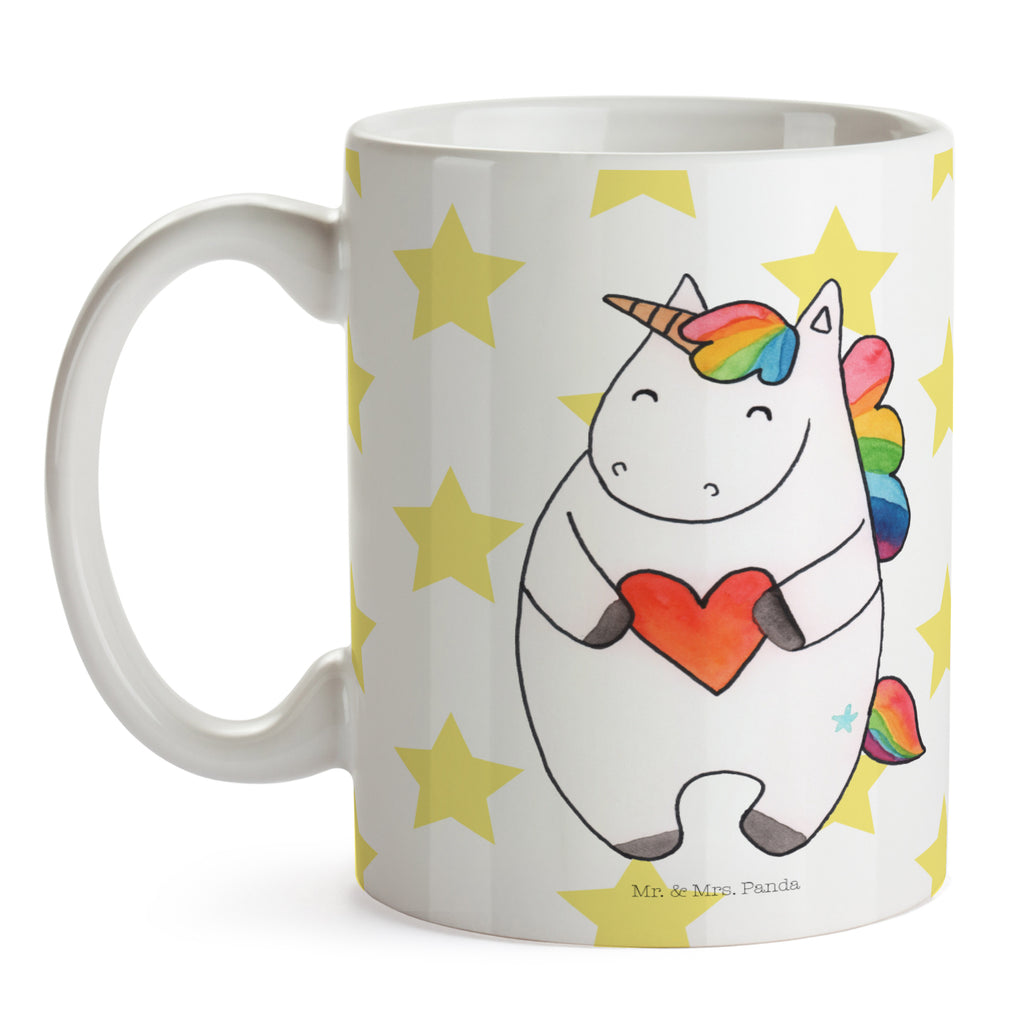 Tasse Einhorn Herz Einhorn, Herz, Einhörner, Unicorn, schlimm, böse, witzig, lustig, Freundin, anders, bunt Becher, Kaffeetasse, Kaffeebecher, Tee, Frühstück, Büro  Einhorn, Einhörner, Einhorn Deko, Pegasus, Unicorn