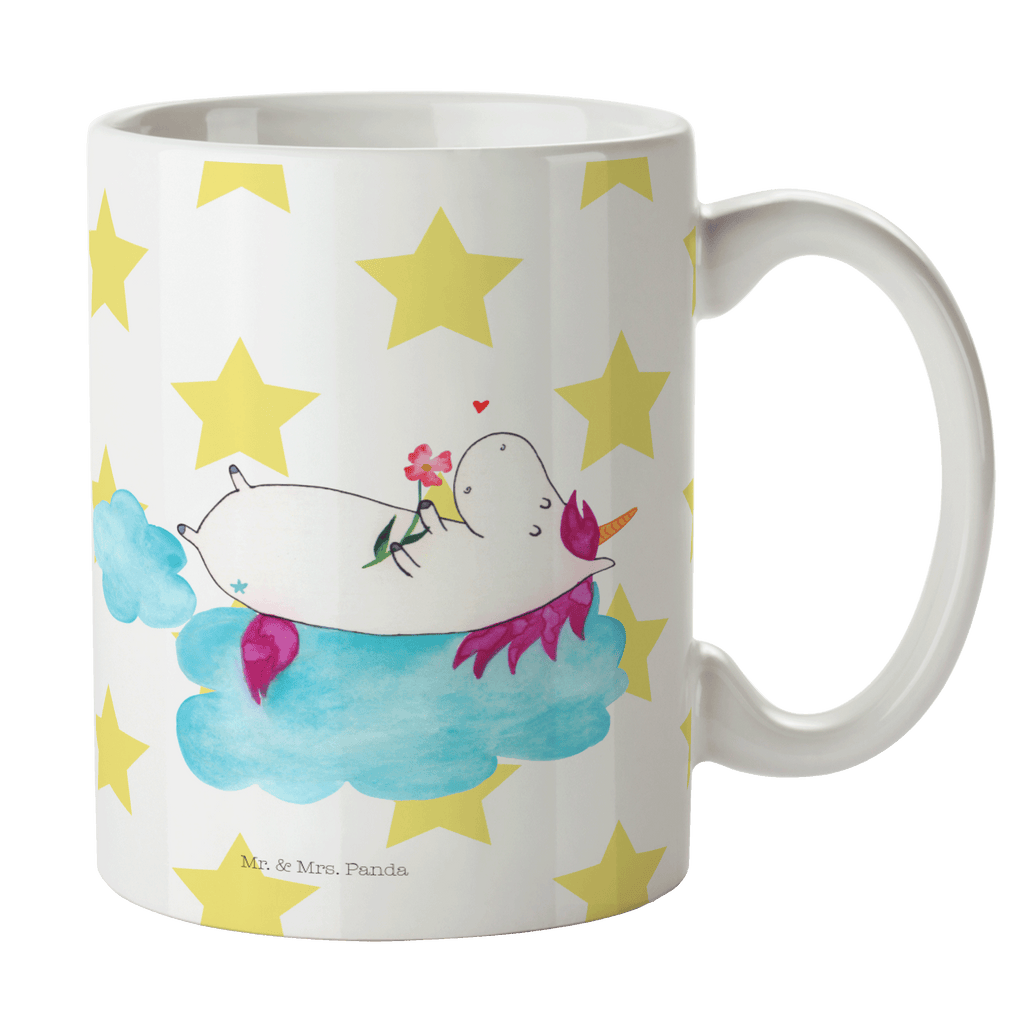 Tasse Einhorn verliebt auf Wolke Einhorn, Einhörner, Unicorn, verliebt, Liebe, Liebesbeweis, Freundin, Wolke Becher, Kaffeetasse, Kaffeebecher, Tee, Frühstück, Büro  Einhorn, Einhörner, Einhorn Deko, Pegasus, Unicorn
