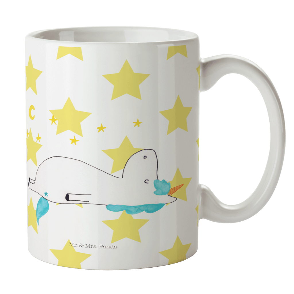 Tasse Einhorn Sternenhimmel Becher, Kaffeetasse, Kaffeebecher, Tee, Frühstück, Büro, Einhorn, Einhörner, Einhorn Deko, Pegasus, Unicorn, Sterne, Dachschaden, Verrückt, Sternenhimmel