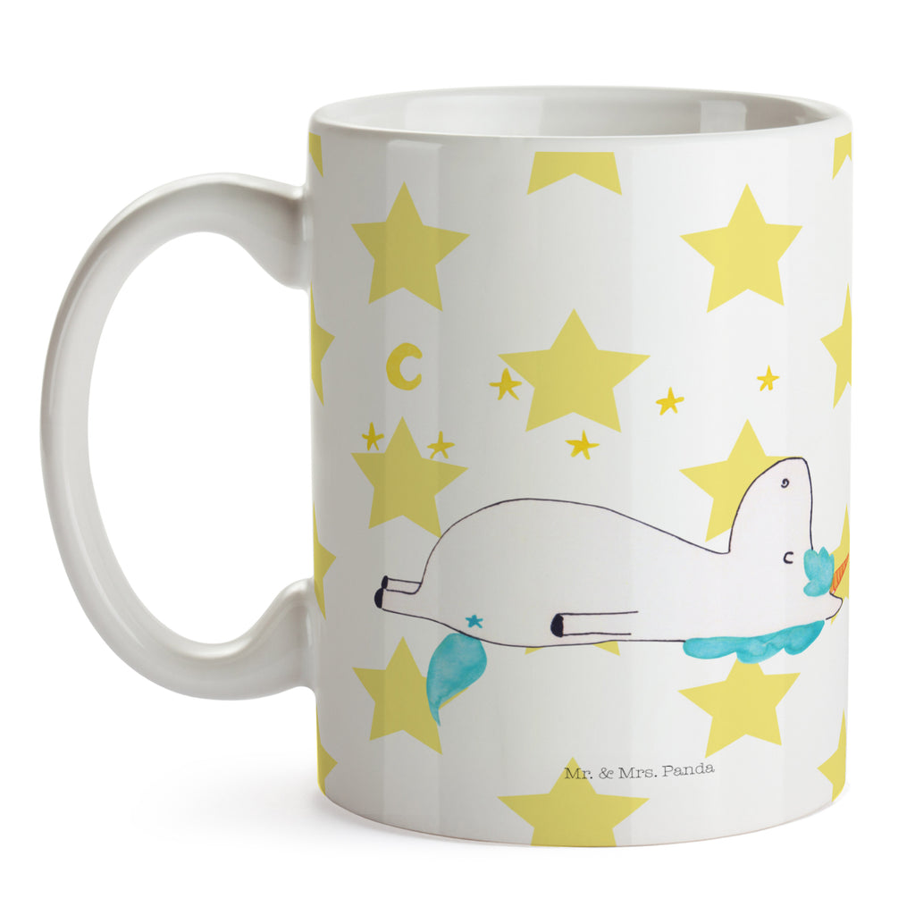 Tasse Einhorn Sternenhimmel Becher, Kaffeetasse, Kaffeebecher, Tee, Frühstück, Büro, Einhorn, Einhörner, Einhorn Deko, Pegasus, Unicorn, Sterne, Dachschaden, Verrückt, Sternenhimmel