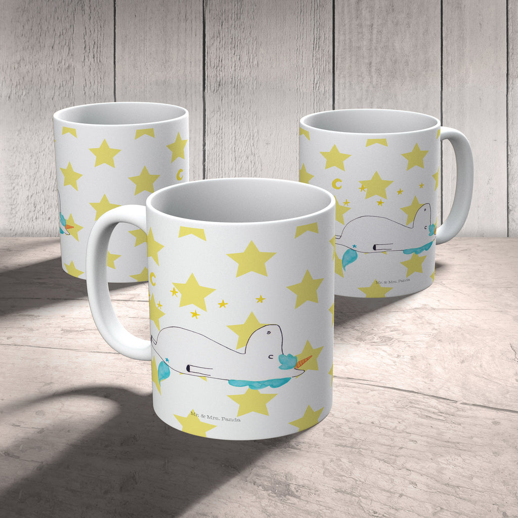 Tasse Einhorn Sternenhimmel Becher, Kaffeetasse, Kaffeebecher, Tee, Frühstück, Büro, Einhorn, Einhörner, Einhorn Deko, Pegasus, Unicorn, Sterne, Dachschaden, Verrückt, Sternenhimmel