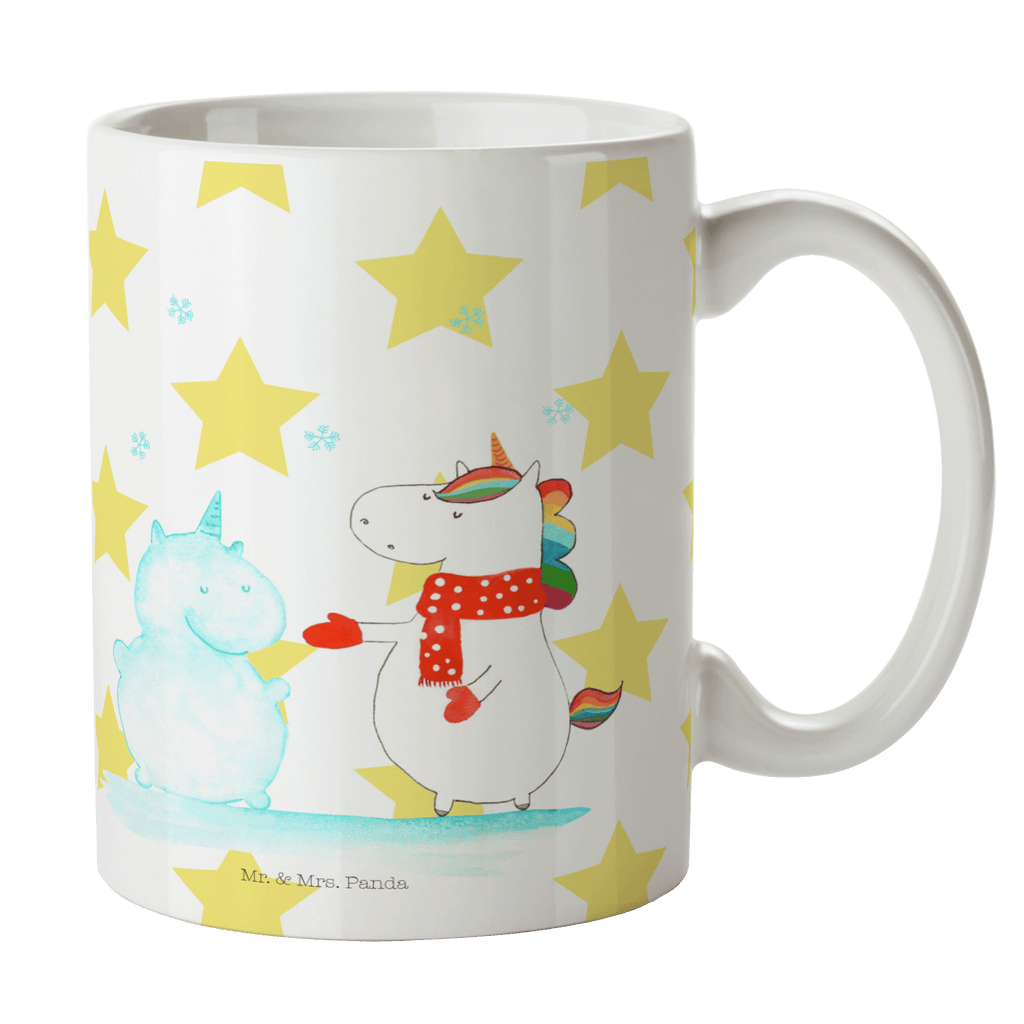 Tasse Einhorn Schneemann Einhorn, Unicorn, Schneemann, Winter, Schnee, Kuchen, Weihnachten, kalt, Mütze, Handschuhe, X-Mas Becher, Kaffeetasse, Kaffeebecher, Tee, Frühstück, Büro  Einhorn, Einhörner, Einhorn Deko, Pegasus, Unicorn