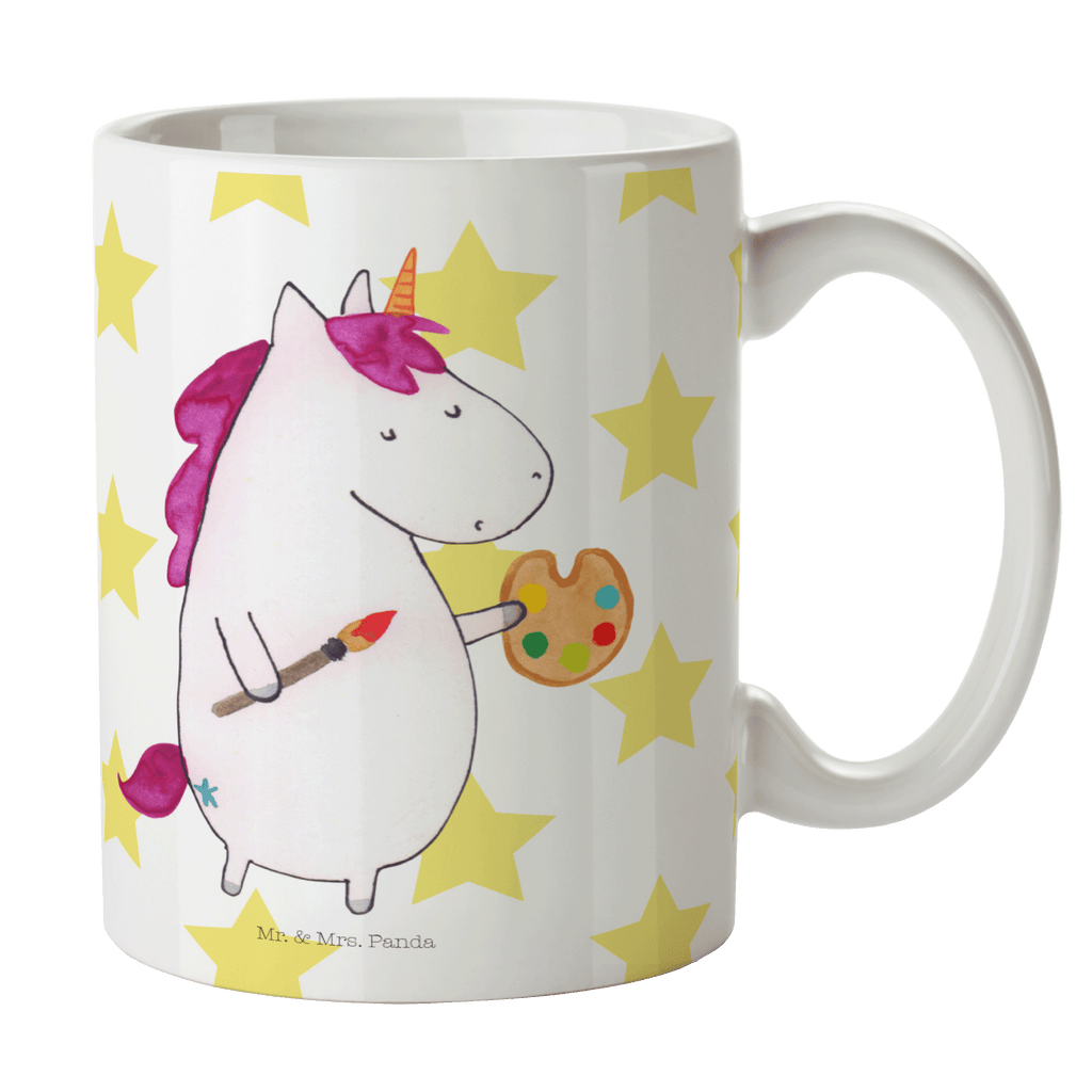 Tasse Einhorn Künstler Einhorn, Einhörner, Englisch, Künstler, Unicorn, Artist, Malen, Zeichnen, Welt, Farbe, Stift, Pinsel, Geschenk, Maler Becher, Kaffeetasse, Kaffeebecher, Tee, Frühstück, Büro  Einhorn, Einhörner, Einhorn Deko, Pegasus, Unicorn