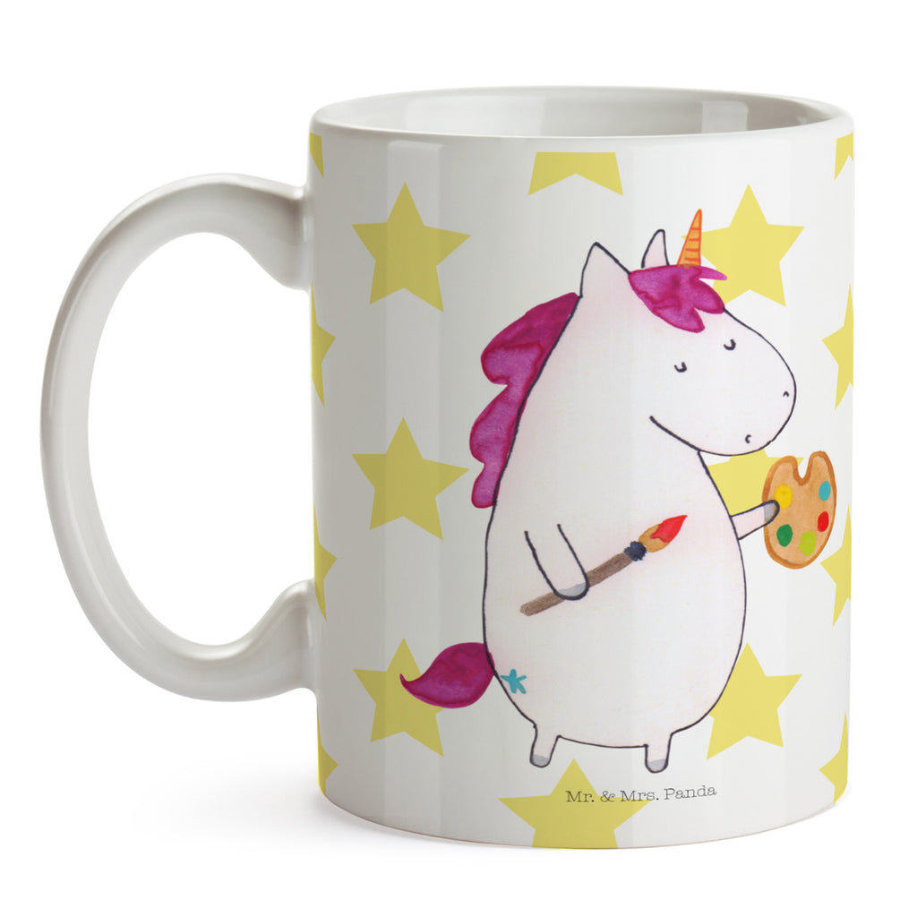 Tasse Einhorn Künstler Einhorn, Einhörner, Englisch, Künstler, Unicorn, Artist, Malen, Zeichnen, Welt, Farbe, Stift, Pinsel, Geschenk, Maler Becher, Kaffeetasse, Kaffeebecher, Tee, Frühstück, Büro  Einhorn, Einhörner, Einhorn Deko, Pegasus, Unicorn