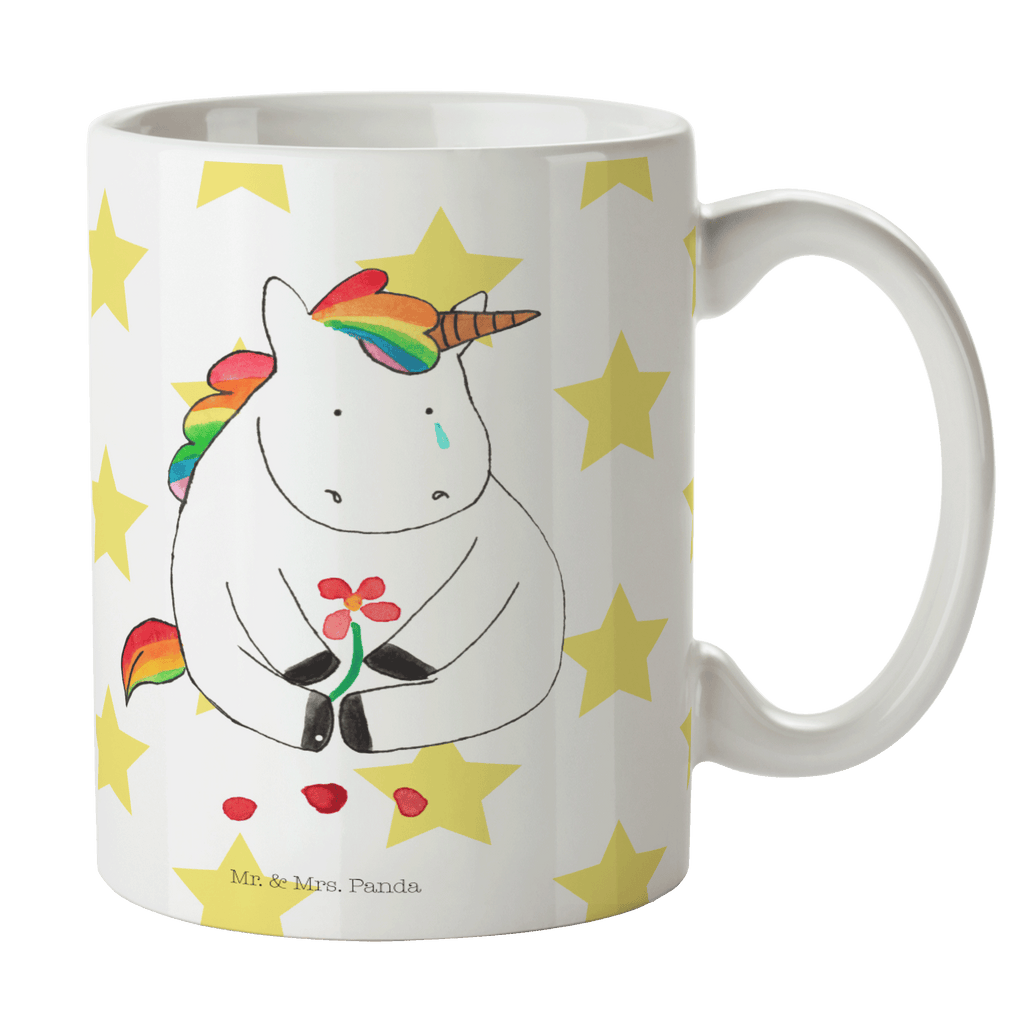 Tasse Einhorn Traurig Einhorn, Einhörner, Glitzer, Trösten. Freundschaft, Freunde, Liebe, Trauer, Grußkarte, Blume  Becher, Kaffeetasse, Kaffeebecher, Tee, Frühstück, Büro  Einhorn, Einhörner, Einhorn Deko, Pegasus, Unicorn