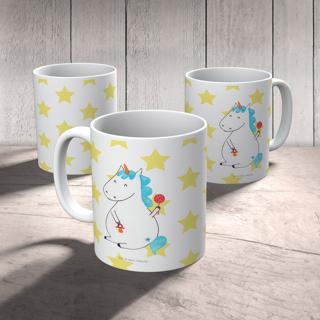 Tasse Einhorn Baby Einhorn, Einhörner, Mutter, Unicorn, Geburt, Geburtstag, erstes Kind, Baby, Babyglück, Nachwuchs, Eltern, Party, Kind, Schnuller Becher, Kaffeetasse, Kaffeebecher, Tee, Frühstück, Büro  Einhorn, Einhörner, Einhorn Deko, Pegasus, Unicorn
