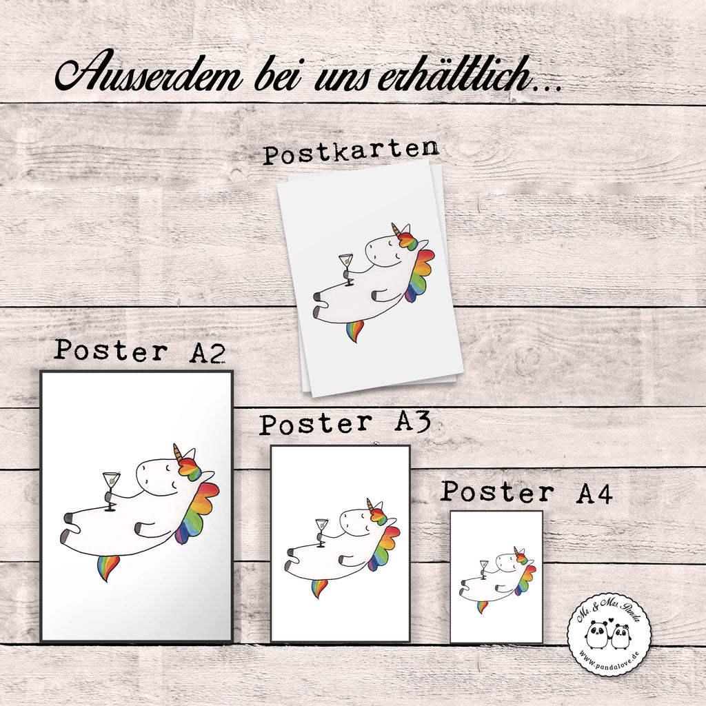 Poster Einhorn Cocktail Poster, Wandposter, Bild, Wanddeko, Küchenposter, Kinderposter, Wanddeko Bild, Raumdekoration, Wanddekoration, Handgemaltes Poster, Mr. & Mrs. Panda Poster, Designposter, Kunstdruck, Posterdruck, Einhorn, Einhörner, Einhorn Deko, Pegasus, Unicorn, Party, Spaß, Feiern, Caipirinha, Rum, Cuba Libre, Sekt, Freundin, Geburtstag, lustig, witzig, Spruch, Glitzer