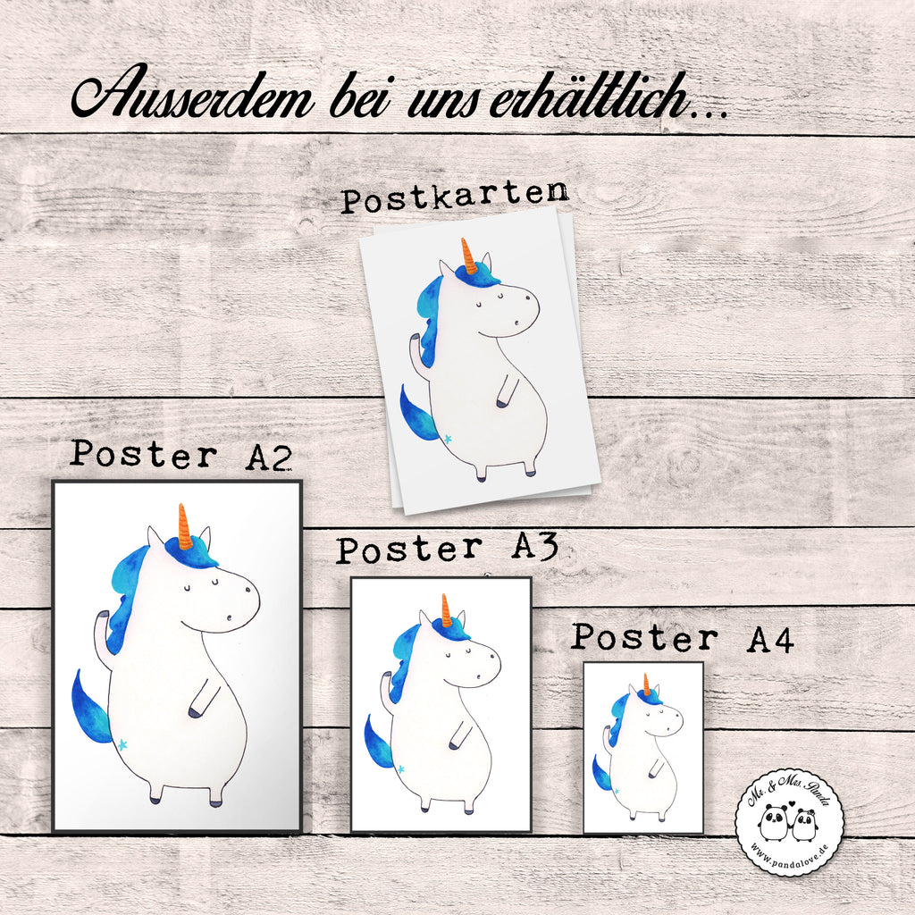 Poster Einhorn Mann Poster, Wandposter, Bild, Wanddeko, Küchenposter, Kinderposter, Wanddeko Bild, Raumdekoration, Wanddekoration, Handgemaltes Poster, Mr. & Mrs. Panda Poster, Designposter, Kunstdruck, Posterdruck, Einhorn, Einhörner, Einhorn Deko, Pegasus, Unicorn, cool, Mann, Freundin, Familie, bester Freund, BFF, Party, hübsch, beste