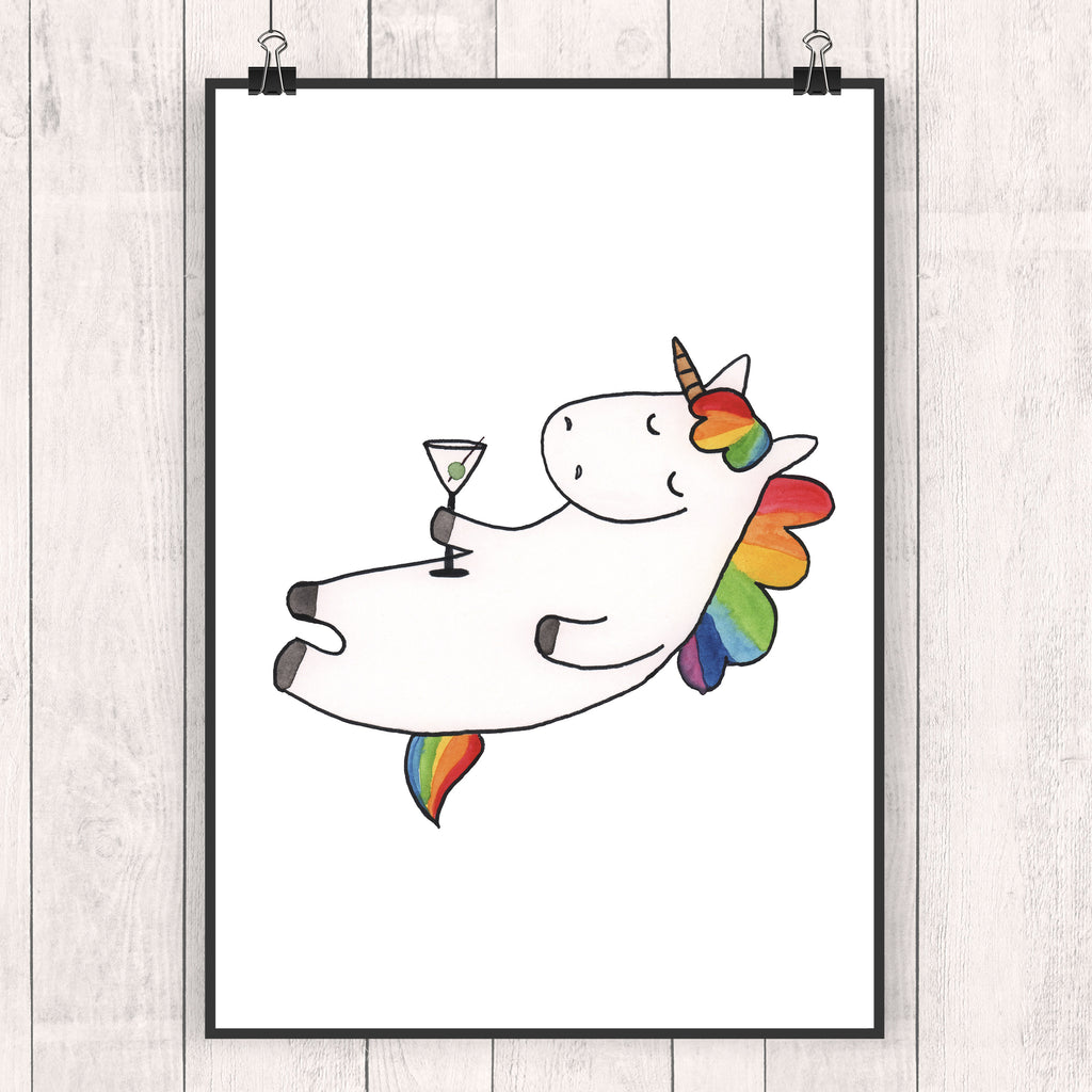 Poster Einhorn Cocktail Poster, Wandposter, Bild, Wanddeko, Küchenposter, Kinderposter, Wanddeko Bild, Raumdekoration, Wanddekoration, Handgemaltes Poster, Mr. & Mrs. Panda Poster, Designposter, Kunstdruck, Posterdruck, Einhorn, Einhörner, Einhorn Deko, Pegasus, Unicorn, Party, Spaß, Feiern, Caipirinha, Rum, Cuba Libre, Sekt, Freundin, Geburtstag, lustig, witzig, Spruch, Glitzer