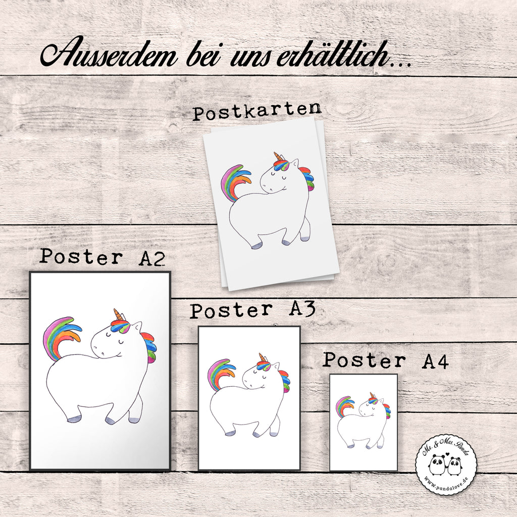Poster Einhorn stolzierend Poster, Wandposter, Bild, Wanddeko, Küchenposter, Kinderposter, Wanddeko Bild, Raumdekoration, Wanddekoration, Handgemaltes Poster, Mr. & Mrs. Panda Poster, Designposter, Kunstdruck, Posterdruck, Einhorn, Einhörner, Einhorn Deko, Pegasus, Unicorn, stolz, anders, bunt, Pferd, Reiter, Reiten, Freundin, Geschenk