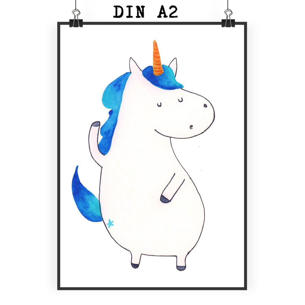 Poster Einhorn Mann Poster, Wandposter, Bild, Wanddeko, Küchenposter, Kinderposter, Wanddeko Bild, Raumdekoration, Wanddekoration, Handgemaltes Poster, Mr. & Mrs. Panda Poster, Designposter, Kunstdruck, Posterdruck, Einhorn, Einhörner, Einhorn Deko, Pegasus, Unicorn, cool, Mann, Freundin, Familie, bester Freund, BFF, Party, hübsch, beste