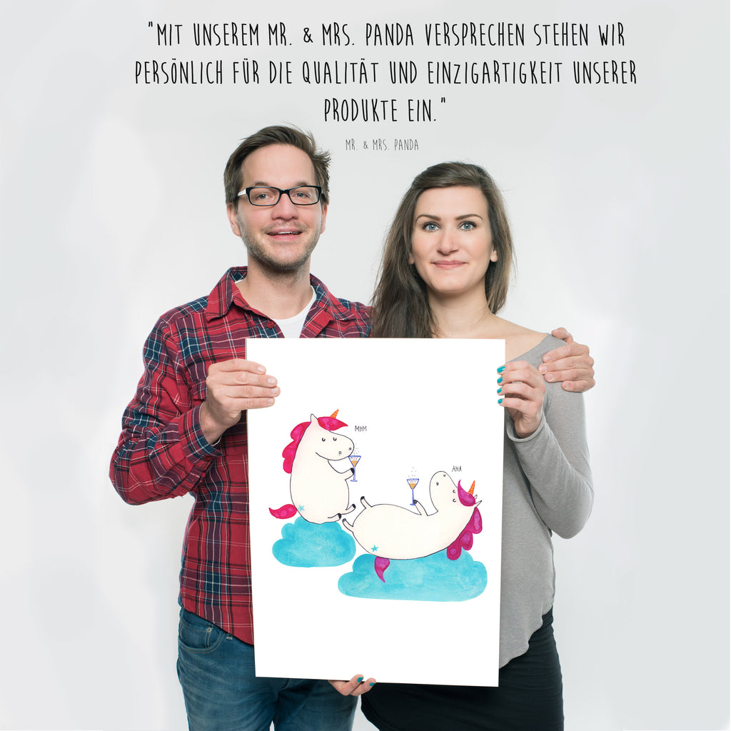 Poster Einhörner Sekt Poster, Wandposter, Bild, Wanddeko, Küchenposter, Kinderposter, Wanddeko Bild, Raumdekoration, Wanddekoration, Handgemaltes Poster, Mr. & Mrs. Panda Poster, Designposter, Kunstdruck, Posterdruck, Einhorn, Einhörner, Einhorn Deko, Pegasus, Unicorn, Freundinnen, Freundin, BFF, Sekt, Mädelsabend, Spaß, Party, Korken, Anstoßen, Beste