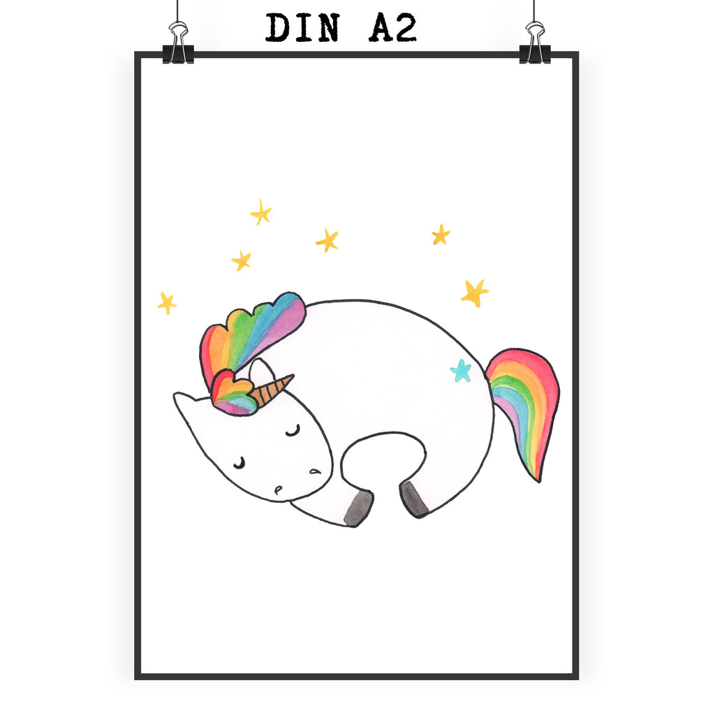 Poster Einhorn Nacht Poster, Wandposter, Bild, Wanddeko, Küchenposter, Kinderposter, Wanddeko Bild, Raumdekoration, Wanddekoration, Handgemaltes Poster, Mr. & Mrs. Panda Poster, Designposter, Kunstdruck, Posterdruck, Einhorn, Einhörner, Einhorn Deko, Pegasus, Unicorn, Träume, Traum, unicorn, Realität, Menschen, Geschenk, Ruhe, Freundin