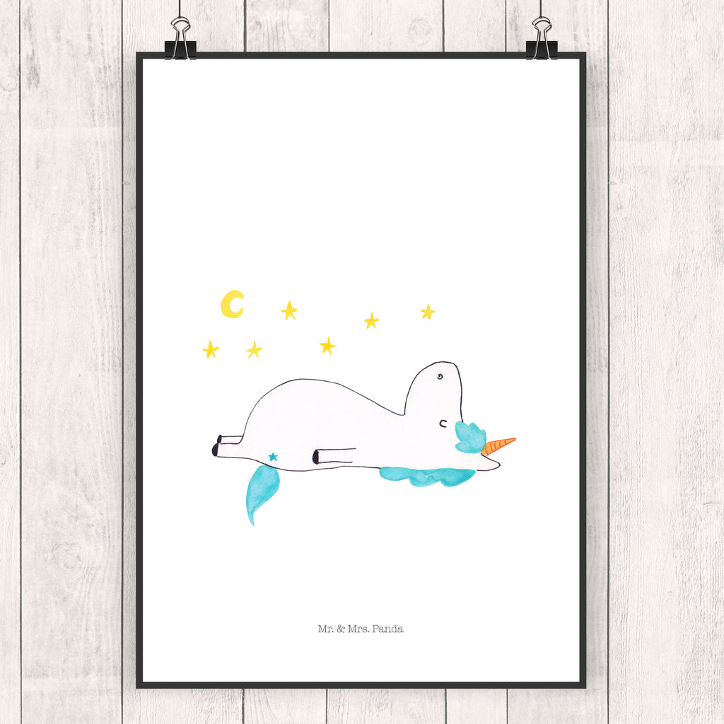 Poster Einhorn Sternenhimmel Poster, Wandposter, Bild, Wanddeko, Küchenposter, Kinderposter, Wanddeko Bild, Raumdekoration, Wanddekoration, Handgemaltes Poster, Mr. & Mrs. Panda Poster, Designposter, Kunstdruck, Posterdruck, Einhorn, Einhörner, Einhorn Deko, Pegasus, Unicorn, Sterne, Dachschaden, Verrückt, Sternenhimmel