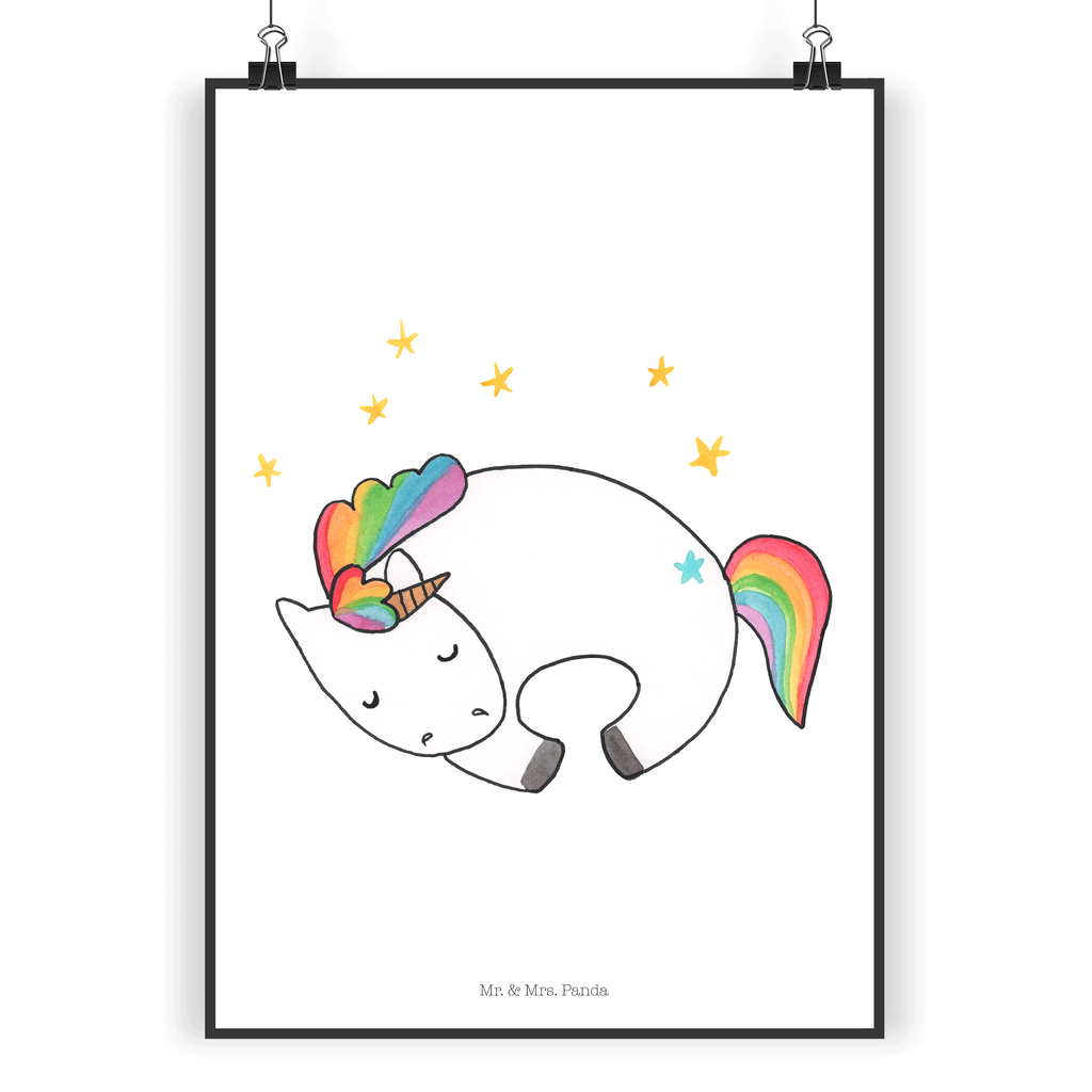 Poster Einhorn Nacht Poster, Wandposter, Bild, Wanddeko, Küchenposter, Kinderposter, Wanddeko Bild, Raumdekoration, Wanddekoration, Handgemaltes Poster, Mr. & Mrs. Panda Poster, Designposter, Kunstdruck, Posterdruck, Einhorn, Einhörner, Einhorn Deko, Pegasus, Unicorn, Träume, Traum, unicorn, Realität, Menschen, Geschenk, Ruhe, Freundin