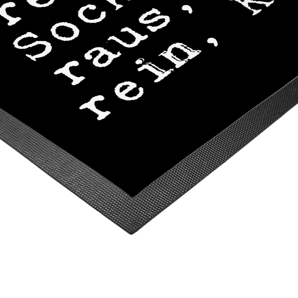 Fußmatte Fun Talk Koffer auf, Katze raus, Hosen rein, Katze raus, Pullover rein, Katze raus, Socken rein, Katze raus, Kulturbeutel rein, Katze raus, … Türvorleger, Schmutzmatte, Fußabtreter, Matte, Schmutzfänger, Fußabstreifer, Schmutzfangmatte, Türmatte, Motivfußmatte, Haustürmatte, Vorleger, Spruch, Sprüche, lustig, Weisheiten, Zitate, Glizer Spruch Sprüche Weisheiten Zitate Lustig Weisheit Worte