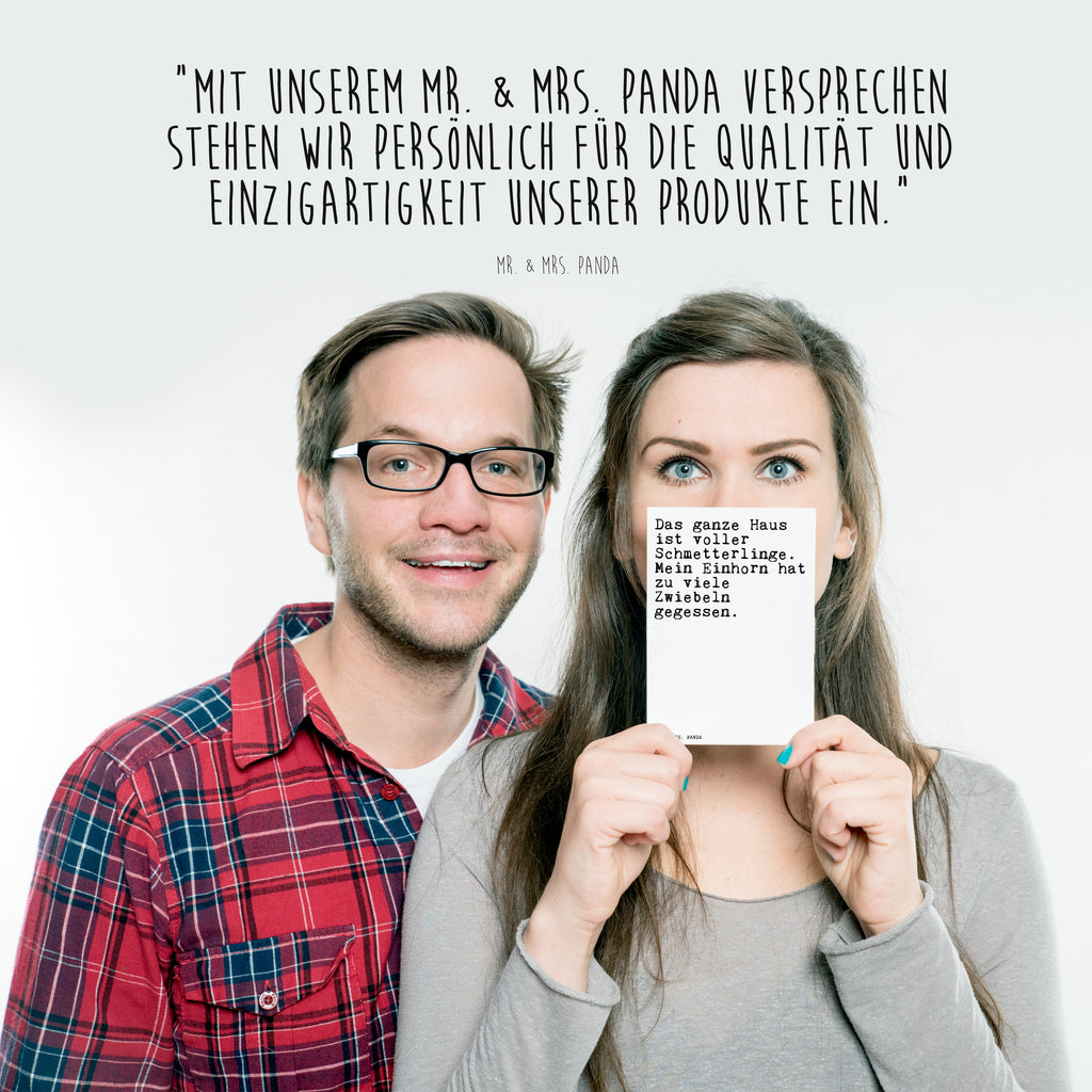 Postkarte Sprüche und Zitate Das ganze Haus ist voller Schmetterlinge. Mein Einhorn hat zu viele Zwiebeln gegessen. Geschenkkarte, Grußkarte, Karte, Einladung, Ansichtskarte, Geburtstagskarte, Einladungskarte, Dankeskarte, Spruch, Sprüche, lustig, Weisheiten, Zitate, Spruch Sprüche Weisheiten Zitate Lustig Weisheit Worte