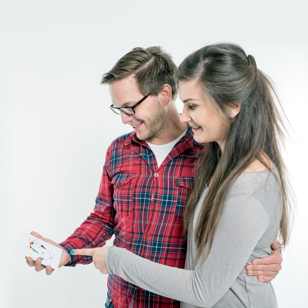 Postkarte Einhorn Sänger Geschenkkarte, Grußkarte, Karte, Einladung, Ansichtskarte, Geburtstagskarte, Einladungskarte, Dankeskarte, Einhorn, Einhörner, Einhorn Deko, Pegasus, Unicorn, Glitzer, Konfetti, Party, Geburtstag, Feier, Fest, Disco, Sängerin, Sänger, Freundin