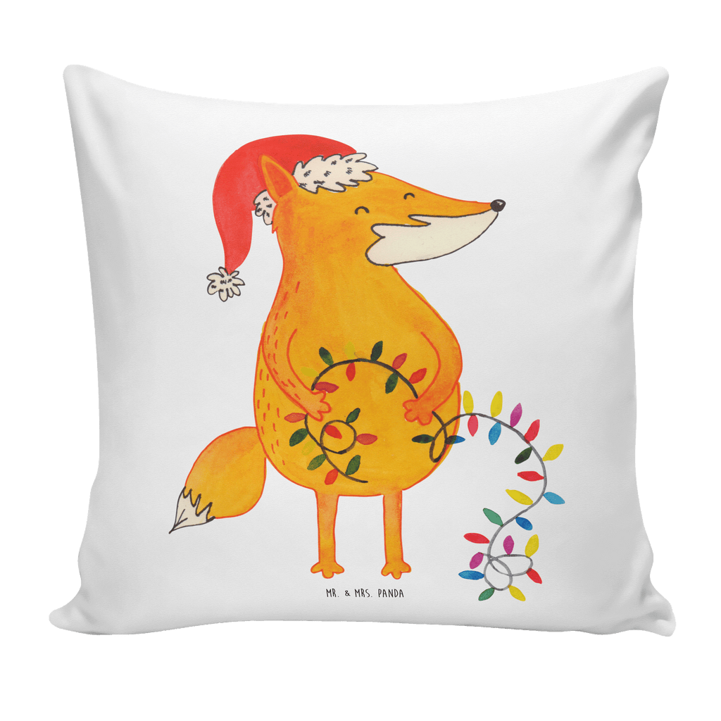 40x40 Kissen Fuchs Weihnachten Kissenhülle, Kopfkissen, Sofakissen, Dekokissen, Motivkissen, Winter, Weihnachten, Weihnachtsdeko, Nikolaus, Advent, Heiligabend, Wintermotiv, Fuchs, Füchse, Spruch schön, Geschenk Weihnachten, Weihnachtsmann, Weihnachtszeit