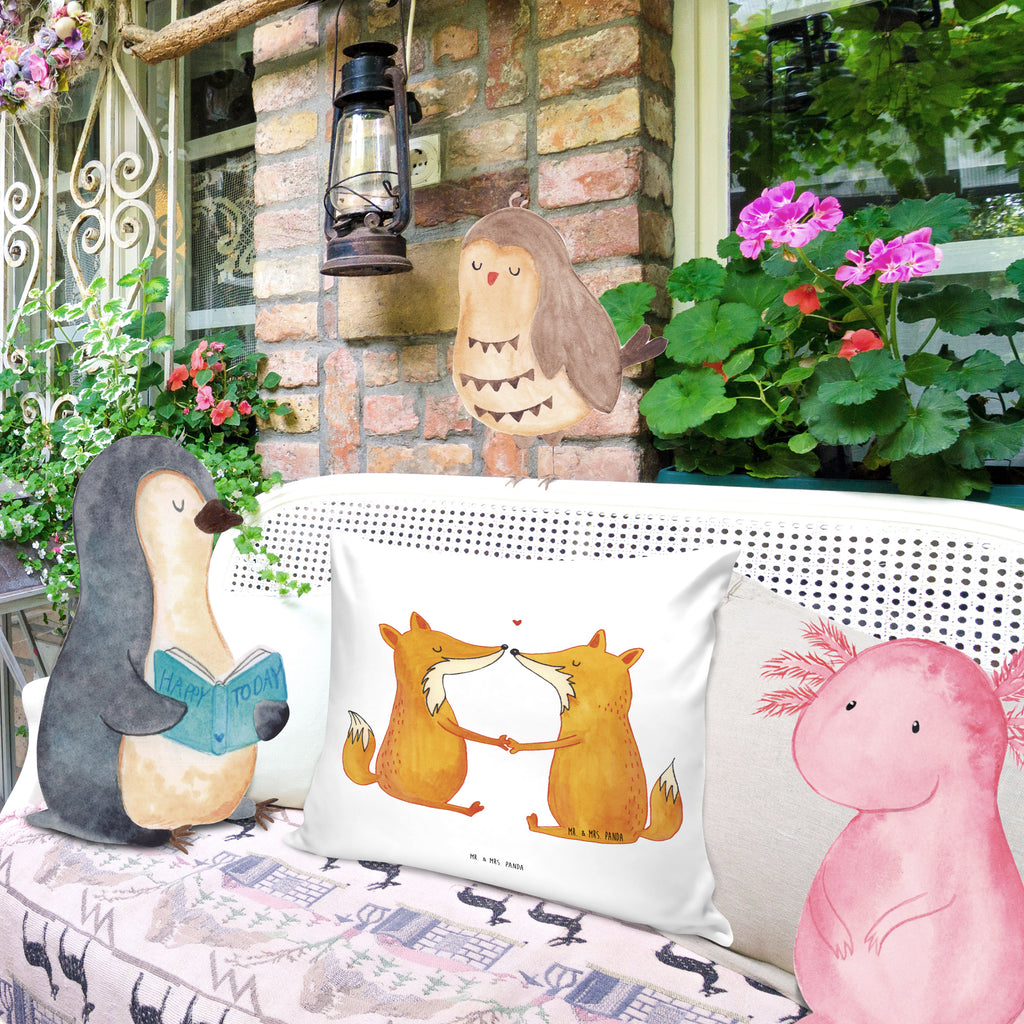 40x40 Kissen Füchse Liebe Kissenhülle, Kopfkissen, Sofakissen, Dekokissen, Motivkissen, Fuchs, Füchse, Fox, Liebe, Liebespaar, Paar, Partner, Freundin, Freund, Ehe, Verlobte, Ehemann, Ehefrau, Liebesbeweis