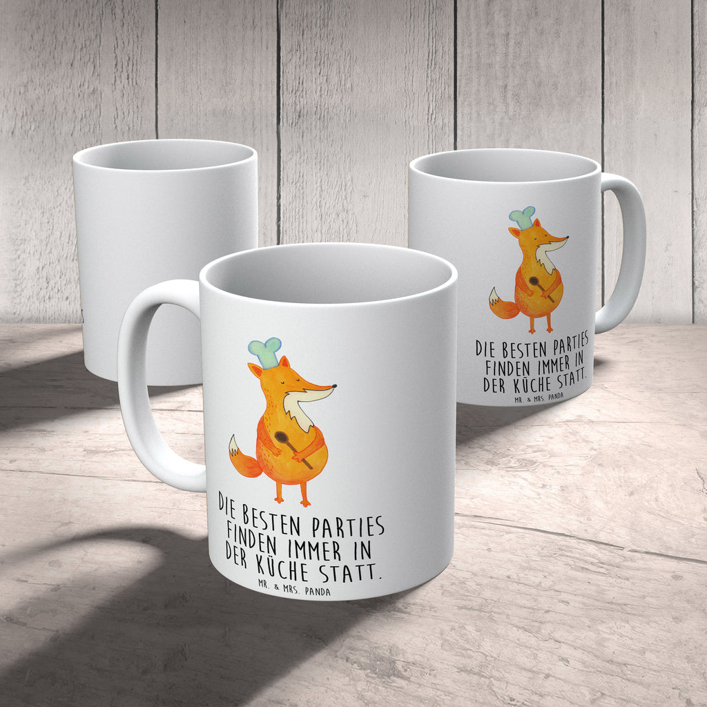 Tasse Fuchs Koch Fuchs, Füchse, Koch Geschenk, Küche Spruch, Küche Deko, Köche, Bäcker, Party Spruch, Spruch lustig, witzig Becher, Kaffeetasse, Kaffeebecher, Tee, Frühstück, Büro  Fuchs