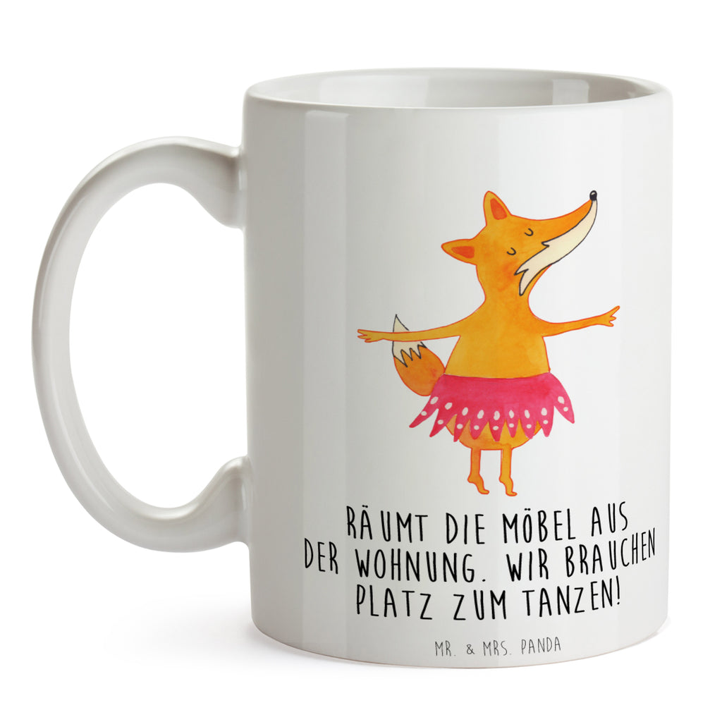 Tasse Fuchs Ballerina Fuchs, Fuchs Spruch, Füchse, Füchsin, Ballerina, Ballett, Tänzerin, Tanzen, Party, Einladung, Geburtstag Becher, Kaffeetasse, Kaffeebecher, Tee, Frühstück, Büro  Fuchs